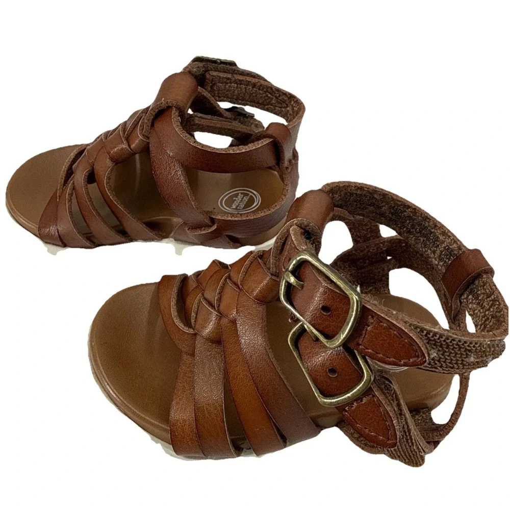 Wonder Nation Sandals & Stride Rite Silver Glitter Ballet Slippers  Both Size 2